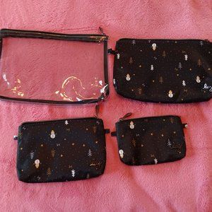 Lug Tackle 4pc Pouches in Snowman Trees